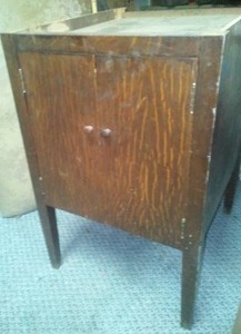lot 94 image: cabinet -all wood,