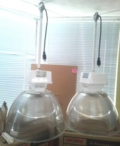 lot 126 image: 2 Philipps fluorescent lights, with bulbs.