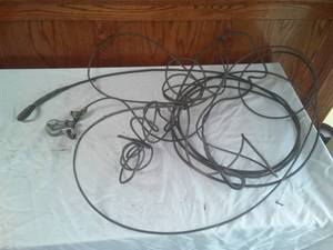 lot 127 image: 2 Airline cable tow  ropes .
