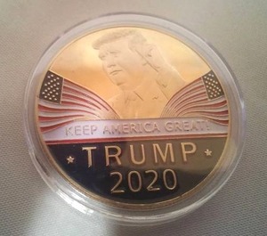 lot 74 image: Donald Trump 2020 Coin.
