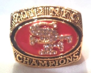 lot 180 image: San Francisco 49s Super Bowl Ring.