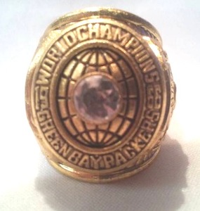 lot 182 image: Green Bay Packers Super Bowl Ring