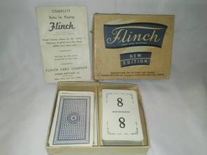 lot 228 image: Flinch Card Game 1934, complete