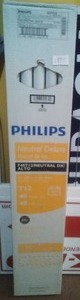 lot 189C image: Philips 48 bulbs T12, 10 pack, 40 watts neutral white,
