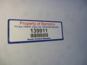 lot 19 image: Hisense Refrigerator # 133911