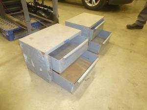 lot 26 image: Adrian Steel Lockable Drawer Cabinets