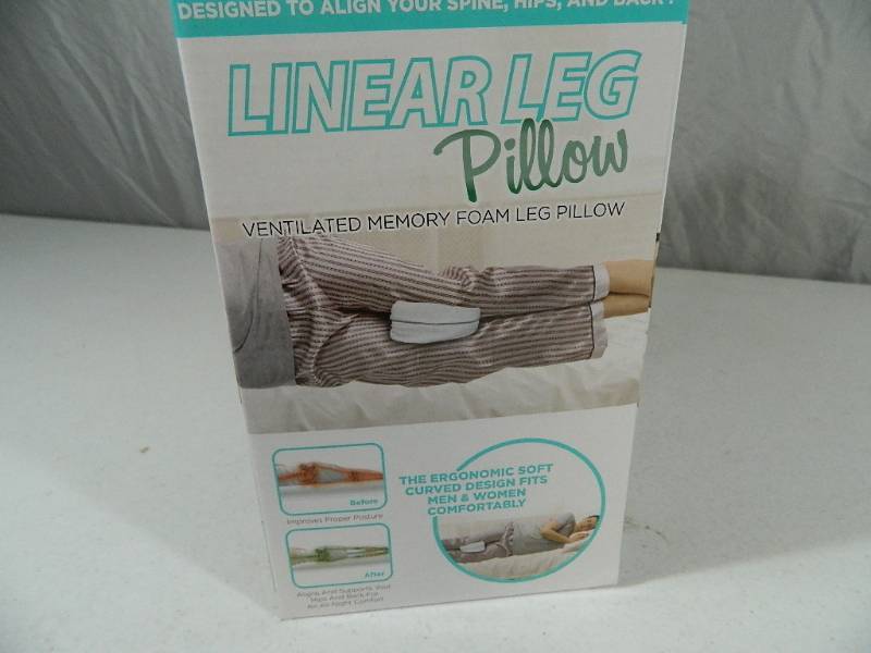 linear leg pillow