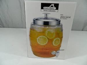 lot 48 image: New Glass Drink Dispenser