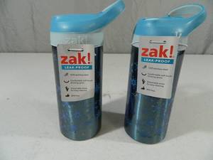 lot 50 image: 2 New Zak Metal Disney Frozen Tumblers