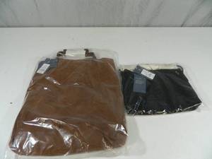 lot 69 image: 2 New Suede Purses