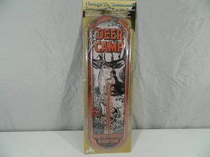 lot 72 image: New Deer Camp Tin Thermometer