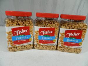 lot 101 image: 6 lbs 12 oz of Fisher Sea Salt Peanuts