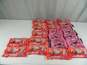 lot 109 image: 22 Bags of Assorted Hershey Kisses