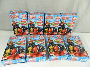 lot 117 image: 8 New Boxes of Marvel Candy Gummy Bands