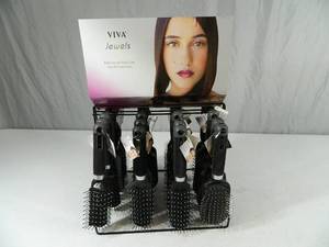 lot 135 image: New Metal Display and Hairbrushes