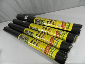 lot 9 image: 4 New Rolls of Landscape Fabric