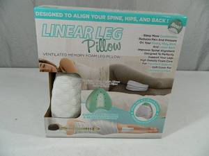 lot 22 image: New Linear Leg Pillow