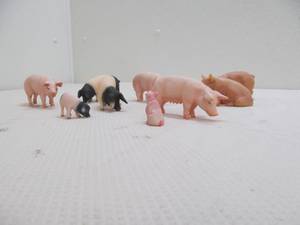 lot 4 image: Schleich brand hogs