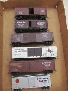 lot 501 image: unboxed train cars