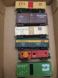 lot 507 image: unboxed train cars
