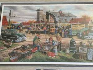 lot 79 image: Country Auction Framed Art By Ken Zylla