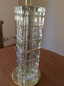 lot 80 image: Ornate Glass Table Lamp