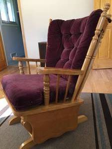 lot 93 image: Padded Rocker By Best Chairs Inc