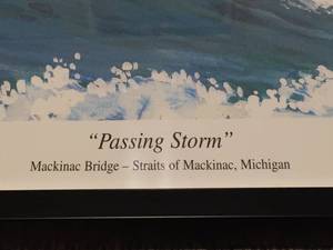 lot 96 image: Passing Storm Framed Art