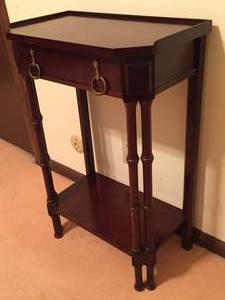 lot 107 image: Ornate Bombay Company Night Stand