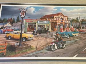 lot 109 image: Crossroads Framed Art By Ken Zylla