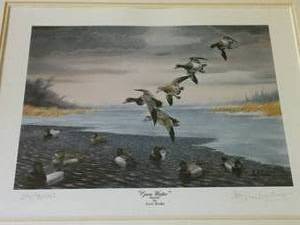 lot 168 image: Open Water Framed Art