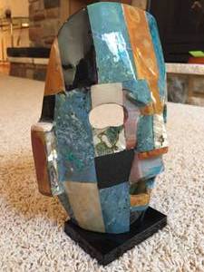 lot 214 image: Mosaic Mask Piece