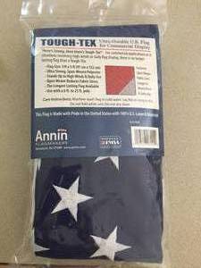 lot 293 image: 3 X 5 Cloth Annin American Flag