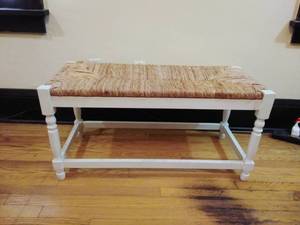 Wicker Bench