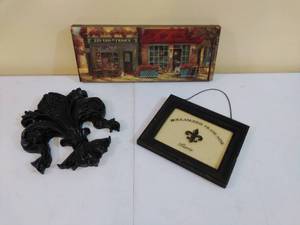 Three Pieces of French Themed Dcor