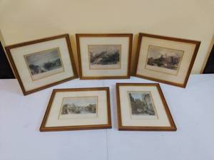 Five Pieces of Framed Art