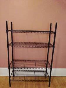 Black Metal Shelf
