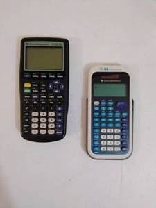 Two Texas Instruments Calculators