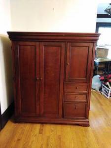 Armoire with Built-in Desk