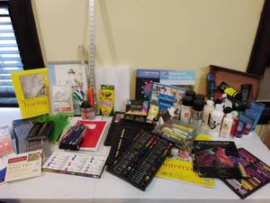 HUGE Lot of Art Supplies