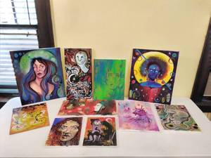Ten Pieces of Original Artwork