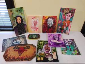 Ten Pieces of Original Artwork