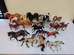 HUGE Lot of Toy Horses