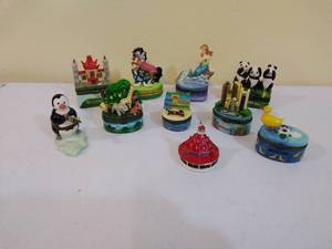 Collection of Souvenir Trinket Boxes