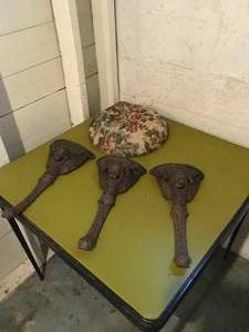 Parts for Stool with Iron Legs
