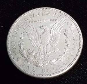 1921-S MORGAN SILVER DOLLAR AU