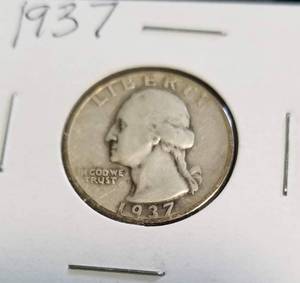 2 WASHINGTON QUARTERS 1937 1962 (PROOF)