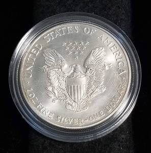 1994 AMERICAN SILVER EAGLE 1 TROY OZ. .999 FINE SILVER IN AIRTITE
