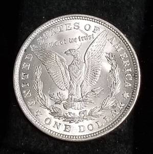 1921 MORGAN SILVER DOLLAR BU