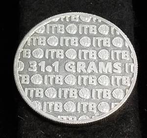 1 TROY OZ. .999 FINE SILVER INTERNATIONAL TRADE ROUND